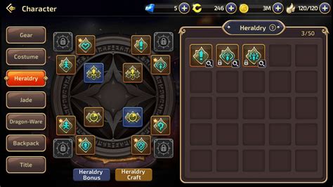 4 slots edges in heraldry dragon nest